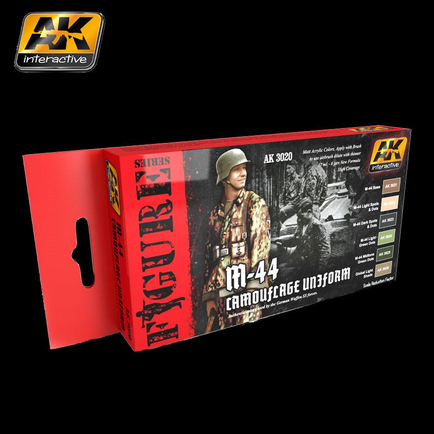 AK Interactive Figure Series: M44 Camouflage Uniform Acrylic Paint Set –  Military Model Depot
